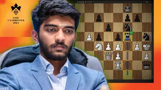 KING HUNT!!! - Vidit Santosh Gujrathi vs Gukesh - FIDE Candidates 2024 Round 8