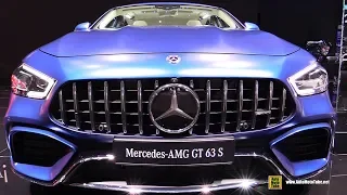 2019 Mercedes AMG GT 63 S 4 Door Coupe - Exterior and Interior Walkaround - 2018 Geneva Motor Show