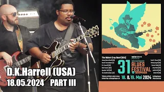 🇪🇺 🇩🇪 D.K.Harrell (USA), 31th International Blues Festival Schöppingen, Germany - 18 Mai 2024