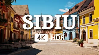 SIBIU , ROMANIA WALKING TOUR - ONE OF THE MOST BEAUTIFUL CITY IN EUROPE - CAPITAL OF TRANSYLVANIA 4K