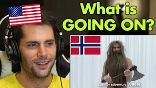 American Reacts to Weird Norwegian Commercials