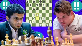 Confirmed chess game | Magnus Carlsen vs Nihal Sarin 5