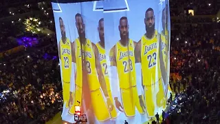 LA Lakers In-Season Tournament - Players Introduction