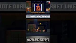 Minecraft Live 2021 Vote for the copper golem! 2