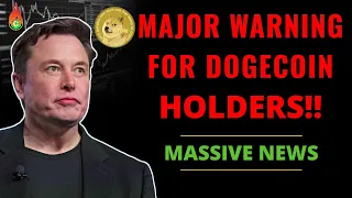 SEC'S MASSIVE WARNING FOR DOGECOIN HOLDERS!! | BREAKING DOGECOIN NEWS TODAY!!