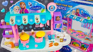 Satisfying with Unboxing Frozen Elsa Kitchen Playset, Disney Toys Collection Review | ASMR