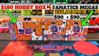 $180 NBA Hoops Hobby Box vs $180 Fanatics Exclusive Mega Battle!