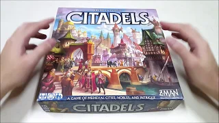 Tutorial Main Board Game - Citadels 2016 Edition