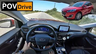 2023 NEW Ford Kuga III 2.5 225hp Plug-in Hybrid | POV Test Drive