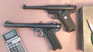 Ruger Mark IV standard model trigger compared to Mark II Government Target model