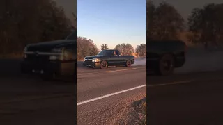 560hp Silverado 4.8 Turbo Burnout