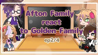Afton Family react to Golden Family // ep 2/4 // read pin comment!!! | @goldenmoon2403 | Zahra
