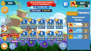 Angry Birds Friends. Sonic. Special Tournament!  (16.03.2024). 3 stars. Passage from Sergey Fetisov