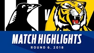 Match Highlights: Collingwood v Richmond | Round 6, 2018 | AFL