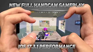 iPhone XS PUBG Mobile New Full Handcam Gameplay 🔥 | PUBG/BGMI iOS 17.3.1 Performance After Update 😍