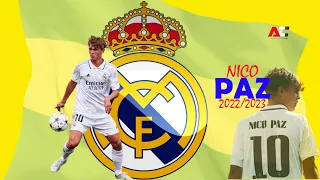 Nico Paz Argentina & Real Madrid's Hidden Weapon - Skills & Goals 2022/2023