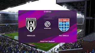 PES 2020 | Heracles vs PEC Zwolle - Netherlands Eredivisie | 26 October 2019 | Full Gameplay HD