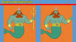 Encuentra las Diferencias en las Imágenes,   Edición Bob Esponja