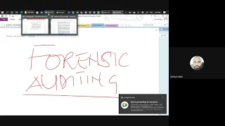 Forensic Auditing and Prospective Financial Information