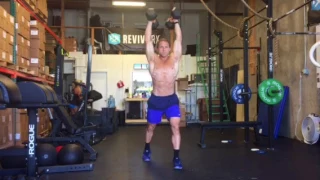 Dumbbell Split Jerk