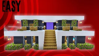 Minecraft Best Modern Duo House Build