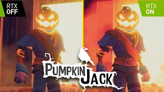 Pumpkin Jack Ray Tracing On vs Off RTX 3080 4K Graphics Comparison