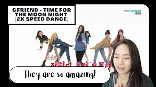 Retired Dancer Reacts to GFRIEND - TIME FOR THE MOON NIGHT 2X SPEED DANCE