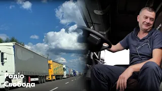 Черги на десятки кілометрів: вантажівки стоять тижнями на кордоні з Польщею | Краковець