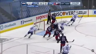 Auston Matthews OT Goal vs Blue Jackets | Stanley Cup Qualifiers 2020