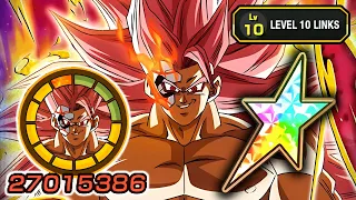 100% NEW TRANSFORMING SUPER SAIYAN 3 ROSE LEVEL 10 LINKS! Dragon Ball Z Dokkan Battle