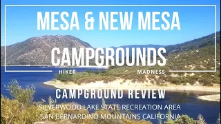 Mesa & New Mesa Campgrounds of Silverwood Lake State Recreation Area California