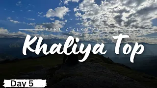 Munsiyari khaliya top Zero Point | Khaliya Top Base camp to Zero point 2024 Munsiyari Travel Vlog