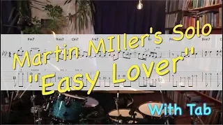 【With TAB】"Easy Lover" Martin Miller's solo【transcription】