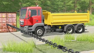 Mobil vs Chain #7 - BeamNG Drive