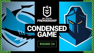 NRL 2023 | Cronulla-Sutherland Sharks v Gold Coast Titans | Condensed Match, Round 24