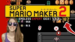 ALL ON THE LINE! ENDLESS EXPERT 003 |177-187// SUPER MARIO MAKER 2