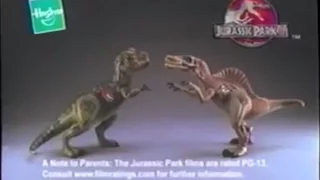 More Jurassic Park III Toy Commercials (2001) "T-Rex Vs Spino & Raptor Pack"