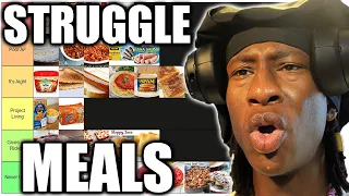 The BEST Struggle Meals Tier List!!!