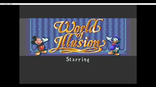 World of Illusion Starring Mickey Mouse & Donald Duck Прохождение на Sega Mega Drive /Genesis