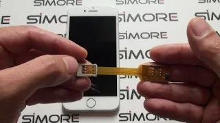 iPhone 7 - Dual SIM card adapter 4G for iPhone 7 - SIMore X-Twin-7