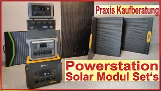 Mobile Powerstation & Solar Sets - Praxis Kaufberatung - Stromspeicher für zu Hause Camping Outdoor