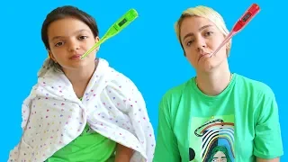 Masal & Mommy has a cold - Fun Kids Video