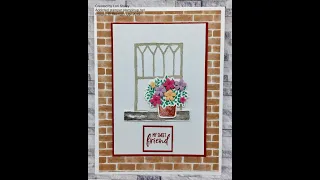 Learn how to make 3 Welcoming Windows Cards that will WoW your friends and family. - Replay