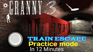 Granny 3 train escape full gameplay in practice mode