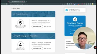 an asian male's 2023 AP Scores Reaction