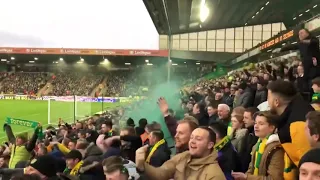 *PYROS* - Norwich City Fans Tormenting Their Rivals Ipswich Town (City’s Going Up Song)