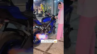 600cc motorcycles Sound & Back-Fires like no other 🤤💕 #YamahaR6 in India !! Unbelievable