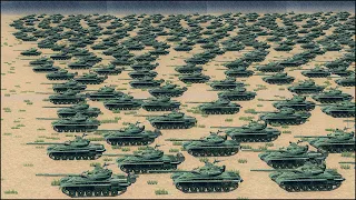 200 T-72 vs 10 LEOPARD TANKS - TRASH vs QUALITY - IMPOSSIBLE?