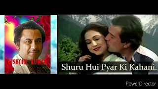 Kishore Kumar_ Chandrani Mukherjee_ suru pyar ki kahani_ Adhikar_ Bappi Lahiri_ Indiwaar_ 1986