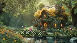 House In The Dreamy Fairy Tale Forest | Relaxing sounds 🎶